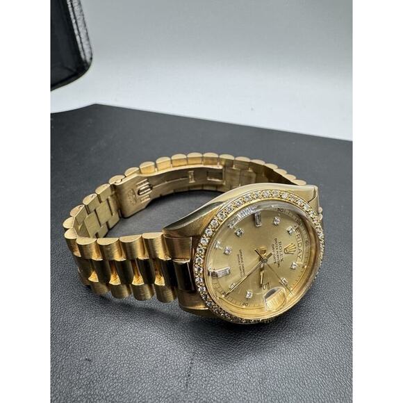 18K Rolex Day-Date 36mm Diamond Dial Ref 1803 Presidential LS(346473) - Picture 5 of 15